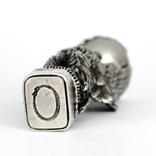 Load image into Gallery viewer, Antique French Wax Seal Bronze Eagle Figural Desk Stamp