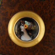 Load image into Gallery viewer, Antique French Limoges Enamel Miniature Portrait Parasol Dress Cane Handle