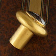 Load image into Gallery viewer, Antique French Limoges Enamel Miniature Portrait Parasol Dress Cane Handle