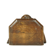 Load image into Gallery viewer, Antique Hand Carved Wood Cherub Angel Sculptural Wall Shelf Console Bracket