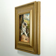 Load image into Gallery viewer, Portrait of a Kitten with Snail, Oil Painting by German Artist Inge Gruber-Böhm