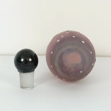 Load image into Gallery viewer, Art Deco French Glass Perfume Bottle Andre Delatte Nancy Enamel Roses