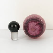 Load image into Gallery viewer, Andre Delatte Nancy French Perfume Bottle Art Deco Enamel Pink Pate De Verre Glass
