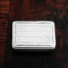 Load image into Gallery viewer, Antique Georgian Sterling Silver Vinaigrette Box Thomas Shaw Birmigham 1831