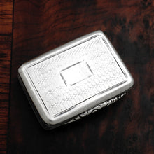 Load image into Gallery viewer, Antique Georgian Sterling Silver Vinaigrette Box Thomas Shaw Birmigham 1831