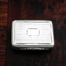Load image into Gallery viewer, Antique Georgian Sterling Silver Vinaigrette Box Thomas Shaw Birmigham 1831