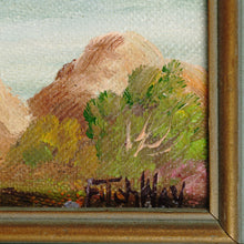 Load image into Gallery viewer, William Fitch Wray Miniature Oil Painting California Coastal Landscape