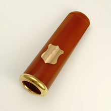 Load image into Gallery viewer, Antique French 18K Gold Mounted Amber Cigar Cheroot Holder