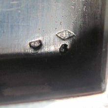 Load image into Gallery viewer, SOUBRENIE & BOIS Vintage French Ruby 18K Gold Silver Compact Case