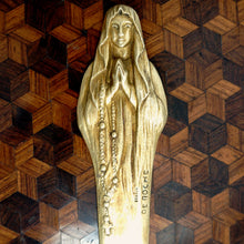 Load image into Gallery viewer, Art Deco French Signed Bronze Letter Opener Virgin Mary in Prayer