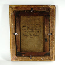 Load image into Gallery viewer, Antique French First Communion Portrait of a Girl, Oil Painting by abbot Lambert 1873