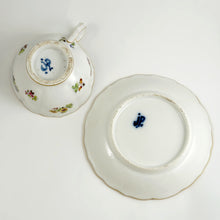 Load image into Gallery viewer, Jacob Petit Paris Porcelain Antique French Hand Painted Cup & Saucer