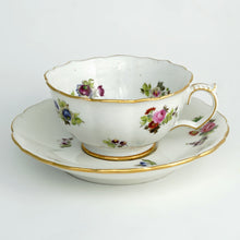 Load image into Gallery viewer, Jacob Petit Paris Porcelain Antique French Hand Painted Cup & Saucer