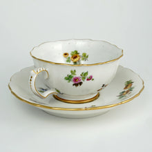Load image into Gallery viewer, Jacob Petit Paris Porcelain Antique French Hand Painted Cup & Saucer