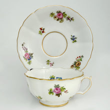 Load image into Gallery viewer, Jacob Petit Antique French Old Paris Porcelain Cup & Saucer Hand Painted Flowers, Gilt Trim