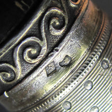 Load image into Gallery viewer, Antique French Silver Umbrella Parasol Dress Cane Handle