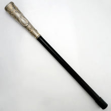 Load image into Gallery viewer, Antique French Silver Umbrella Parasol Dress Cane Handle