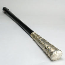 Load image into Gallery viewer, Antique French Silver Umbrella Parasol Dress Cane Handle