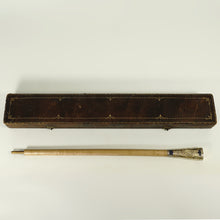 Load image into Gallery viewer, Antique French Silver Gilt Vermeil Enamel Parasol Umbrella Handle Set, Cupid and Flowers