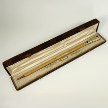Load image into Gallery viewer, Antique French Silver Gilt Vermeil Enamel Parasol Umbrella Handle Set, Cupid and Flowers