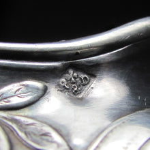 Load image into Gallery viewer, French Sterling Silver Salt Cellars Set, Art Nouveau Clematis Flowers, Ravinet & Denfert