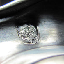 Load image into Gallery viewer, French Sterling Silver Salt Cellars Set, Art Nouveau Clematis Flowers, Ravinet & Denfert