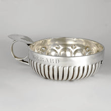 Load image into Gallery viewer, Antique French Sterling Silver Tastevin Wine Taster Sommelier Cup, Cesar Tonnelier