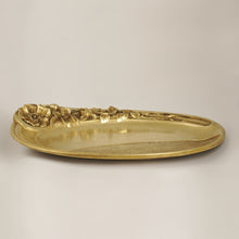 Load image into Gallery viewer, Antique French Signed Bronze Figural Vide-Poche Trinket Dish, Jewelry or Receiving Card Tray