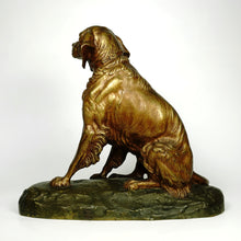 Load image into Gallery viewer, Clovis Edmond MASSON Antique French Bronze Sculpture of a Dog