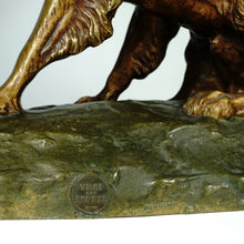Load image into Gallery viewer, Clovis Edmond MASSON Antique French Bronze Sculpture of a Dog