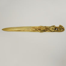 Load image into Gallery viewer, Art Nouveau French Signed Bronze Letter Opener, Bacchus Theme, Albert Marionnet (1852-1910)