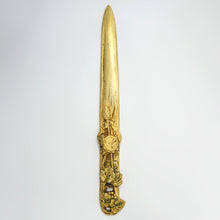 Load image into Gallery viewer, Art Nouveau French Signed Bronze Letter Opener, Bacchus Theme, Albert Marionnet (1852-1910)