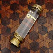 Load image into Gallery viewer, Antique French Crystal Gilt Bronze Wax Seal Napoleon III Empire Cherub Desk Stamp