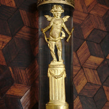 Load image into Gallery viewer, Antique French Crystal Gilt Bronze Wax Seal Napoleon III Empire Cherub Desk Stamp