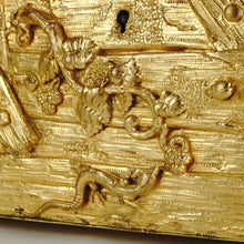 Load image into Gallery viewer, Antique French Gilt Bronze Box, Casket, Naturalist Animalier Study Lizards & Mice, Signed Marquise de Sévigné