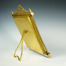 Load image into Gallery viewer, Antique French Napoleon III Empire Style Gilt Bronze Ormolu Folding Triptych Dressing Table Vanity Mirror
