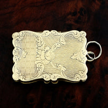 Load image into Gallery viewer, Antique French .800 Silver Gilt Vinaigrette Pendant Locket Pierced Grille