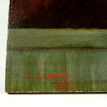 Load image into Gallery viewer, Antique Horse Portrait Oil Painting Equestrian Thoroughbred, dated 1923