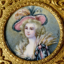 Load image into Gallery viewer, Antique French Miniature Portrait Gilt Bronze Jewelry Box