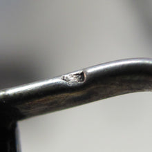 Load image into Gallery viewer, Antique French Silver Chatelaine Belt Clip, Fob Chain, Ornate Putti Figure