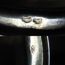 Load image into Gallery viewer, Antique French .800 Silver Art Nouveau Chatelaine Compact Mirror, Locket Box, Mistletoe & Flowers