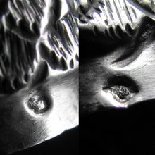 Load image into Gallery viewer, Antique French .800 Silver Dress Cane or Parasol Handle, Parrot Bird Head, Glass Eyes
