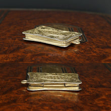 Load image into Gallery viewer, Antique French .800 Silver Vinaigrette Pendant Locket Gold Vermeil Grille