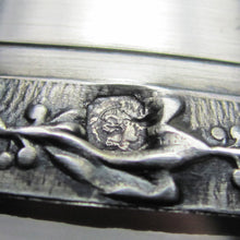 Load image into Gallery viewer, Antique French Sterling Silver Cut Glass Liquor Decanter