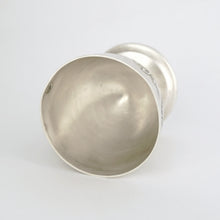Load image into Gallery viewer, French Sterling Silver Egg Cup, Engraved Squirrel Motif