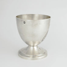 Load image into Gallery viewer, French Sterling Silver Egg Cup, Engraved Squirrel Motif