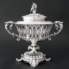 Load image into Gallery viewer, Antique French Sterling Silver Confiturier, Drageoir Centerpiece Bowl
