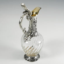 Load image into Gallery viewer, French Sterling Silver Liquor Service, Decanter & Cordial Mugs