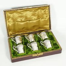 Load image into Gallery viewer, Antique French Sterling Silver Set of Liquor Cups, Mugs, Cordials