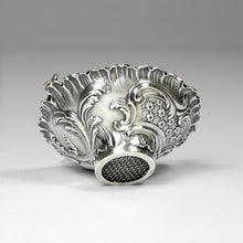 Load image into Gallery viewer, Antique French Sterling Silver Tea Strainer Basket In the Spout